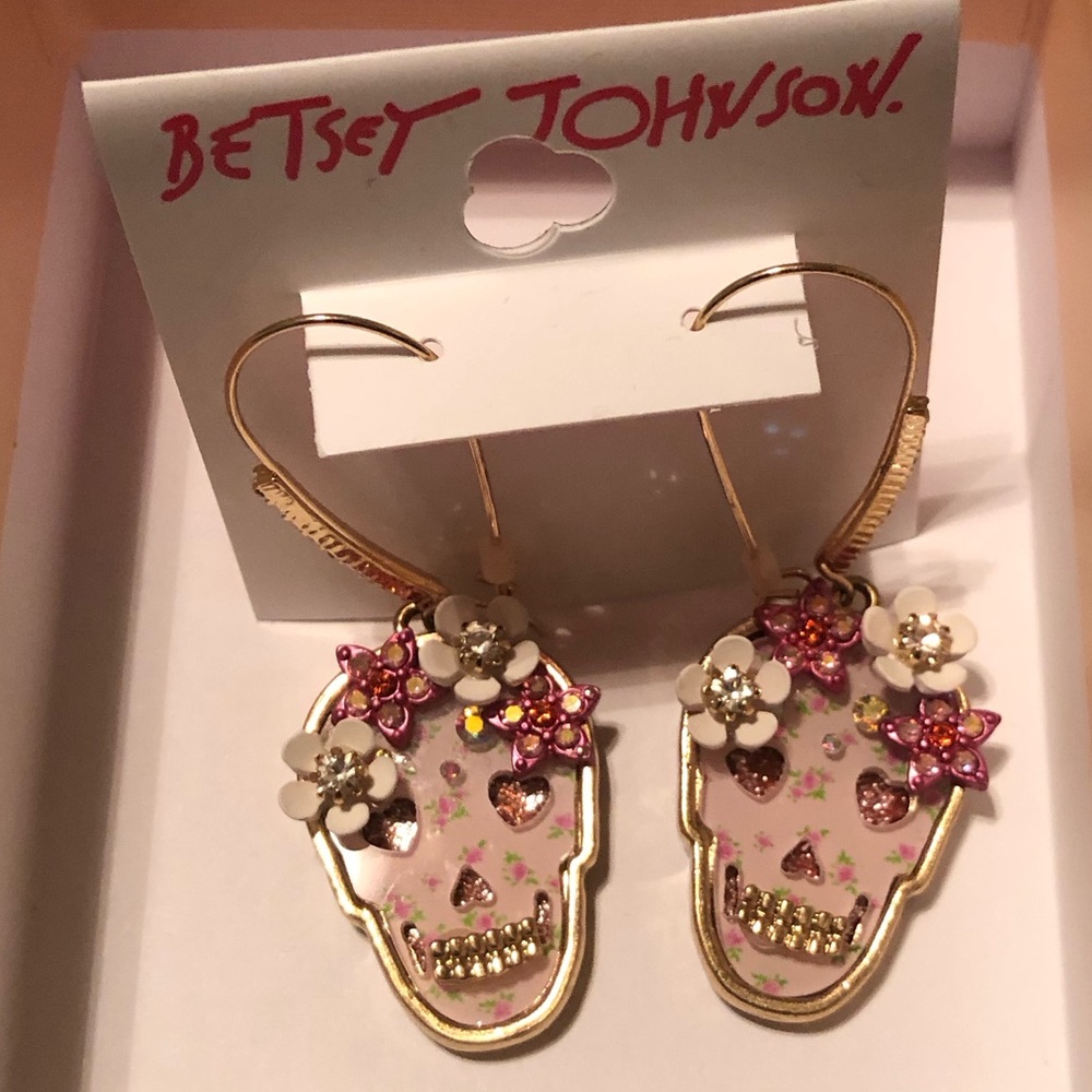 Betsey Johnson earrings brand new with tags.